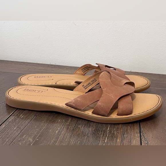 NWOT Born Brown Leather Sandals Womens size 9 - Picture 5 of 8